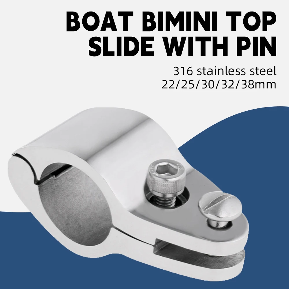 em AndyMarine 316 ze stali nierdzewnej Boat Bimini Top Zawiasowy przesuw szczękowy Łatwy montaż sprzętu…