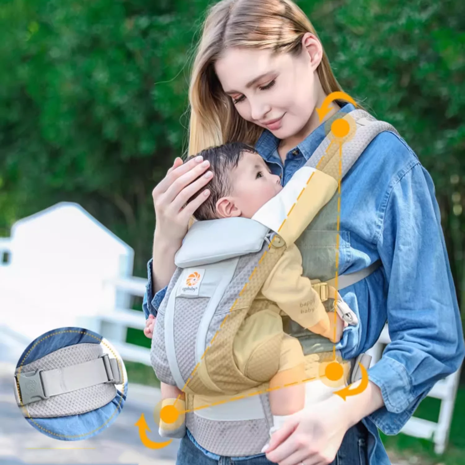 Ergonomiczny nosidełko dla niemowląt Egobaby Omni 360, kangur, do noszenia dziecka na plecach, z przodu… Ergonomiczny nosidełko dla niemowląt Egobaby Omni 360, kangur, do noszenia dziecka na plecach, z przodu…