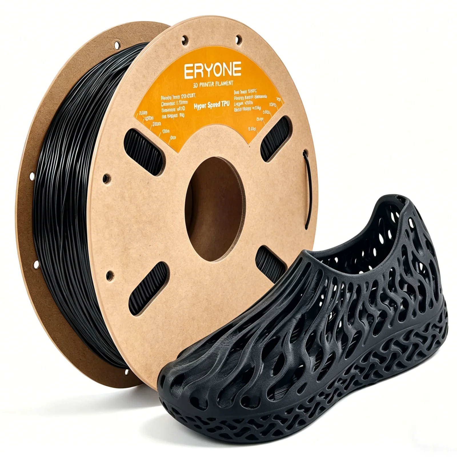 ERYONE 1KG TPU & HS-TPU 95A Filament do drukarek 3D 1.75mm, Szybki i elastyczny filament do druku, Odporny na… ERYONE 1KG TPU & HS-TPU 95A Filament do drukarek 3D 1.75mm, Szybki i elastyczny filament do druku, Odporny na…