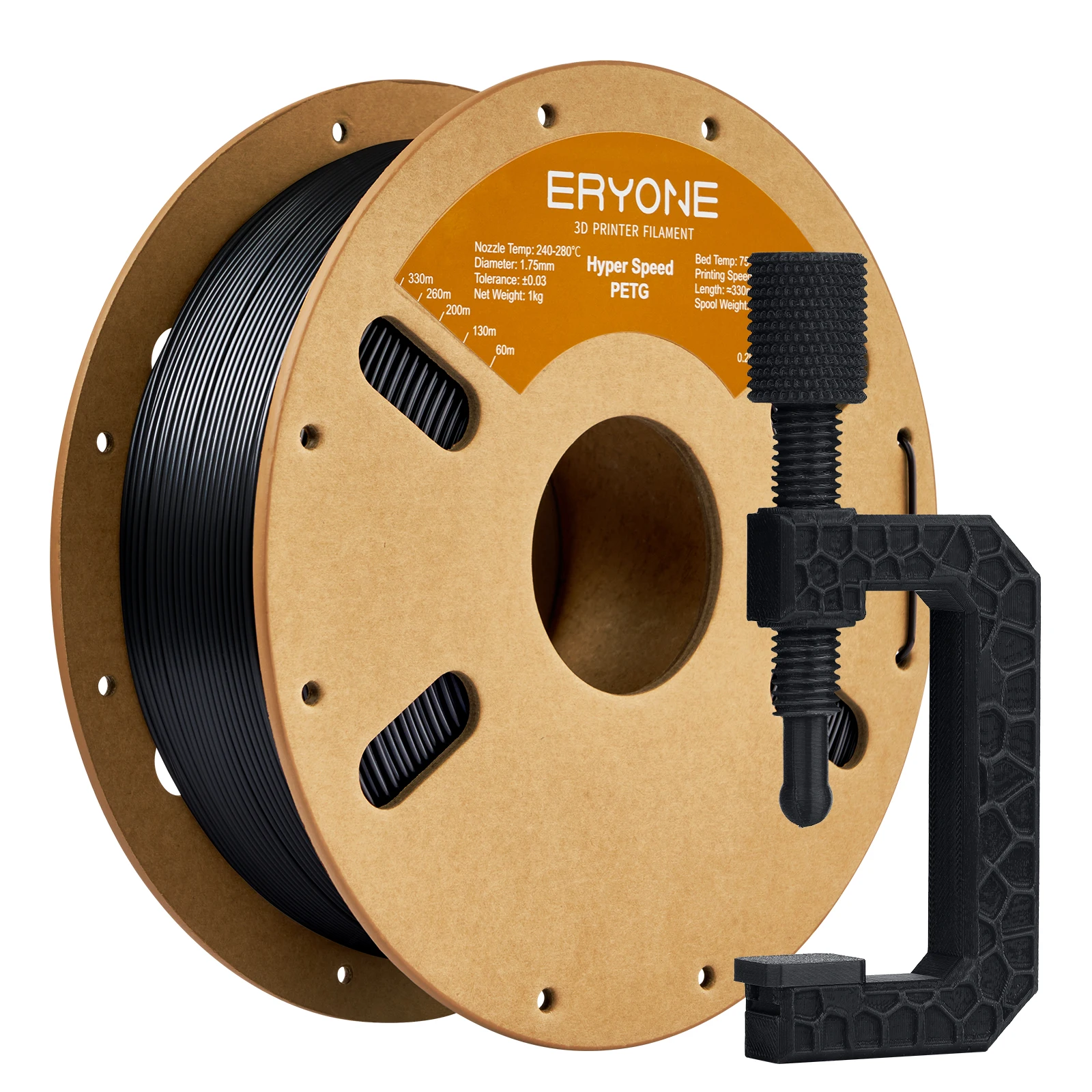 ERYONE 3KG High Speed PETG Filament 1.75mm +/- 0.03mm, 3D Printing Filament PETG Fit Most FDM Printer, 1kg… ERYONE 3KG High Speed PETG Filament 1.75mm +/- 0.03mm, 3D Printing Filament PETG Fit Most FDM Printer, 1kg…
