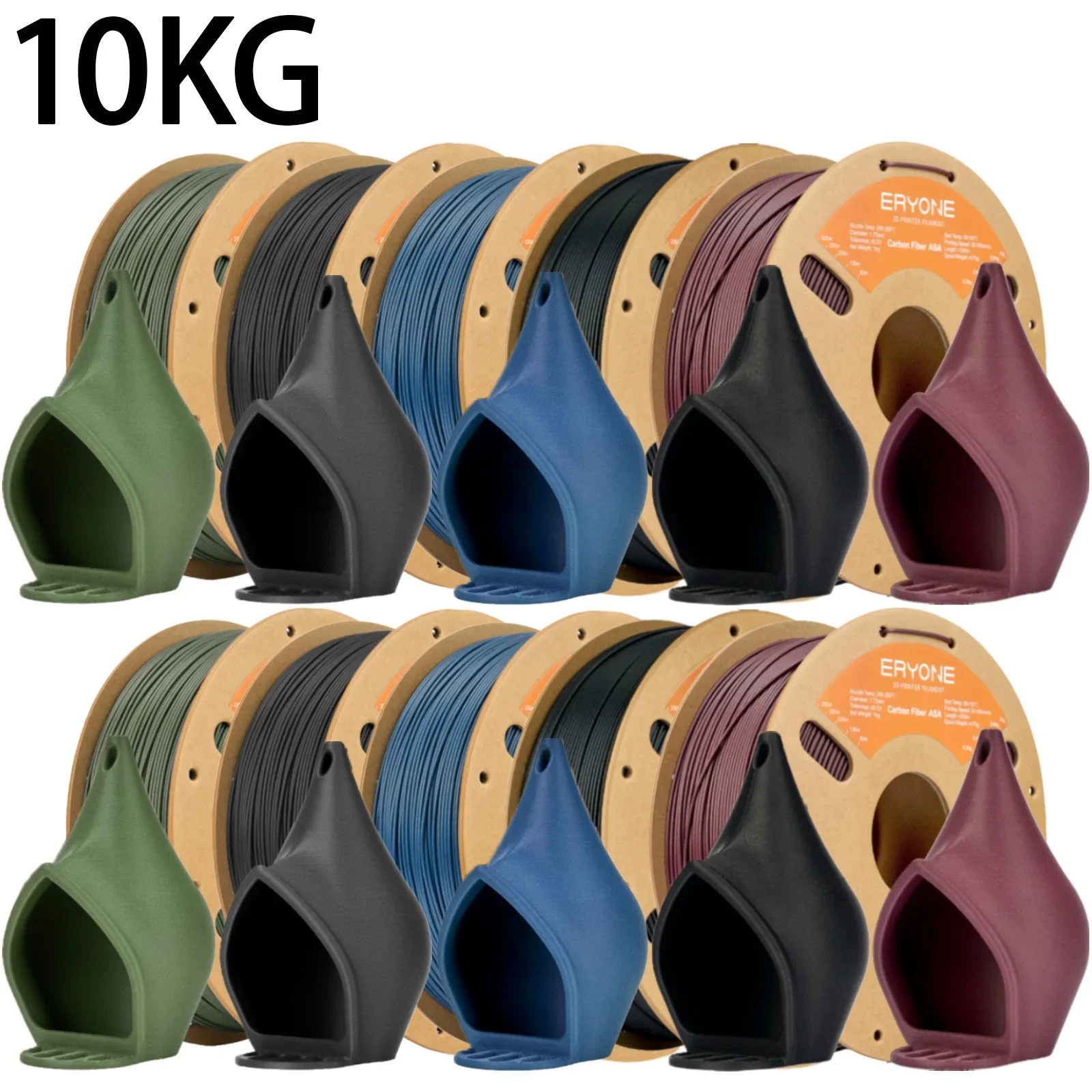 ERYONE ASA Włókno Węglowe 10KG Premium Filament 1.75mm do Druku 3D, Dostępne Wielokolorowe Wersje, Wielka… ERYONE ASA Włókno Węglowe 10KG Premium Filament 1.75mm do Druku 3D, Dostępne Wielokolorowe Wersje, Wielka…