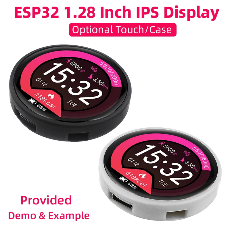 ESP32 C3 LVGL dla Arduino WiFi i Bluetooth Development Board 1.28 Inch 240*240 IPS LCD TFT Smart Display… ESP32 C3 LVGL dla Arduino WiFi i Bluetooth Development Board 1.28 Inch 240*240 IPS LCD TFT Smart Display…