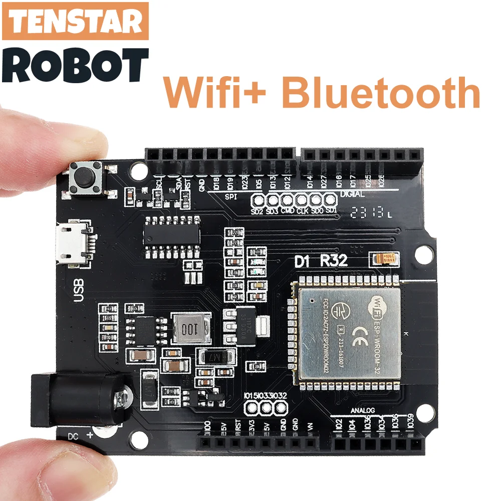 ESP32 dla Wemos D1 Mini D1 R32 WIFI bezprzewodowa płytka rozwojowa Bluetooth CH340 4M pamięć jeden ESP 32 ESP32 dla Wemos D1 Mini D1 R32 WIFI bezprzewodowa płytka rozwojowa Bluetooth CH340 4M pamięć jeden ESP 32