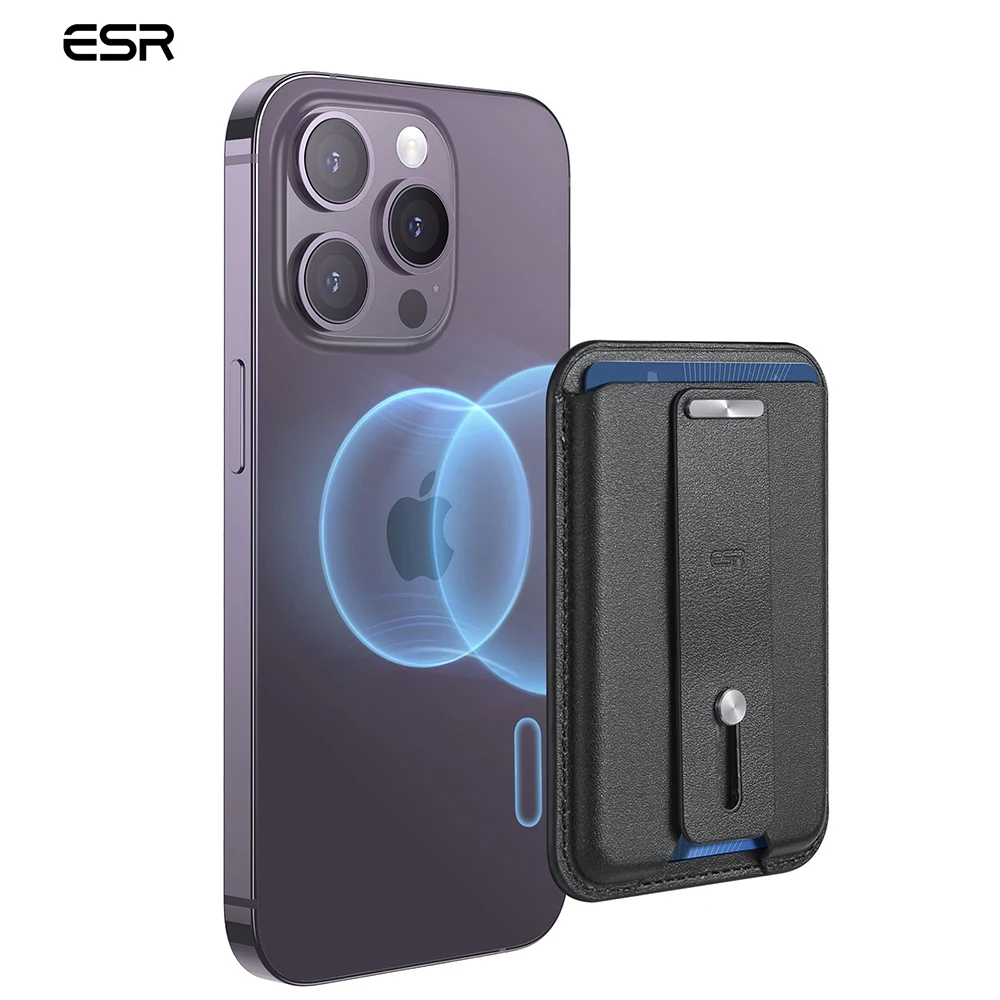 ESR dla iPhone 15 14 HaloLock Magnetic Wallet dla iPhone 14 Pro Max Smart Card Storage Case dla 12/12 Pro dla…
