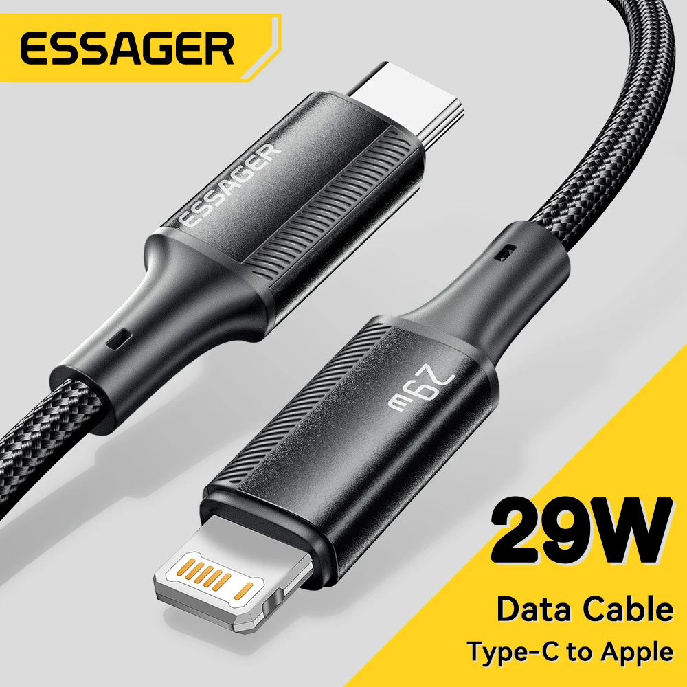 Essager Kabel USB C do iPhone’a 14 13 12 11 pro Max 8 Plus 20W Kabel do szybkiego ładowania typu C do przewodu…