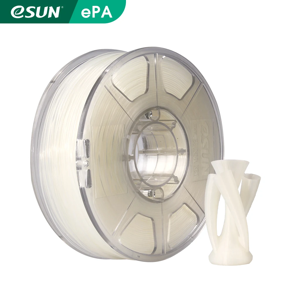 eSUN Filament nylonowy 1,75 mm do drukarki 3D PA Dokładność filamentu +/- 0,05 mm 1KG 2,2LBS Szpula Filament… eSUN Filament nylonowy 1,75 mm do drukarki 3D PA Dokładność filamentu +/- 0,05 mm 1KG 2,2LBS Szpula Filament…