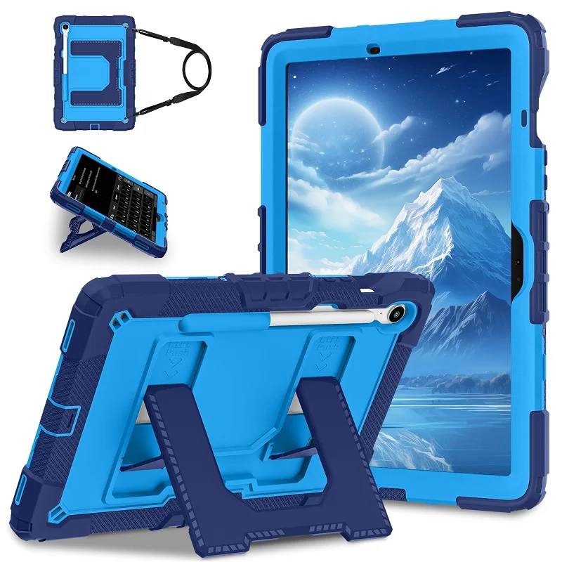 Etui Funda do Samsung Galaxy Tab S10 Lite 10.9 S9 FE 10.9 cala, odporne na wstrząsy, hybrydowe, z PC, z… Etui Funda do Samsung Galaxy Tab S10 Lite 10.9 S9 FE 10.9 cala, odporne na wstrząsy, hybrydowe, z PC, z…