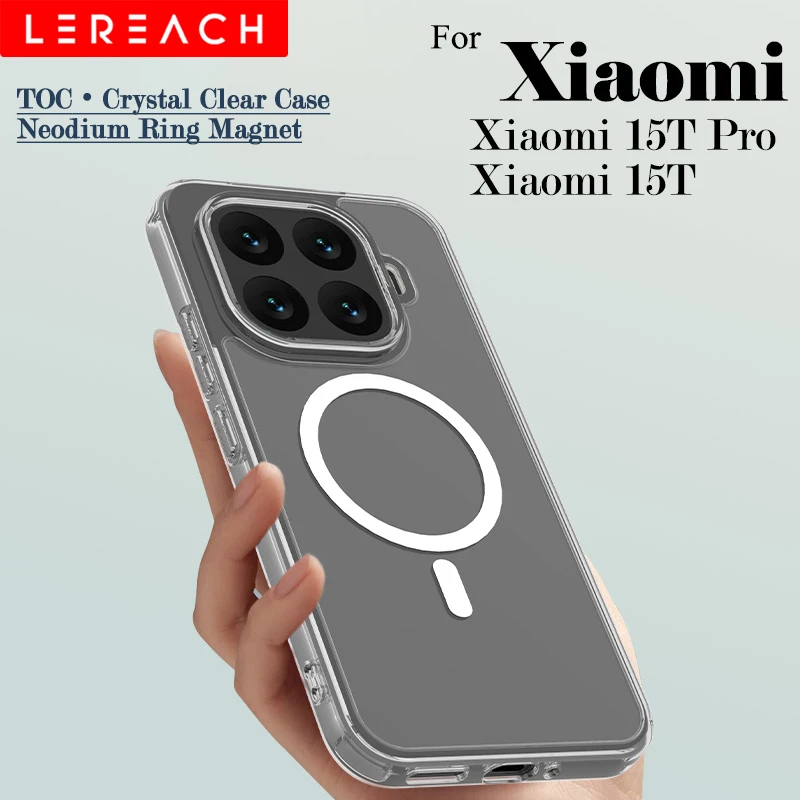Etui Lereach do Xiaomi 15T Pro 15T, magnetyczne, kryształowo przezroczyste, odporne na wstrząsy, z ochroną… Etui Lereach do Xiaomi 15T Pro 15T, magnetyczne, kryształowo przezroczyste, odporne na wstrząsy, z ochroną…