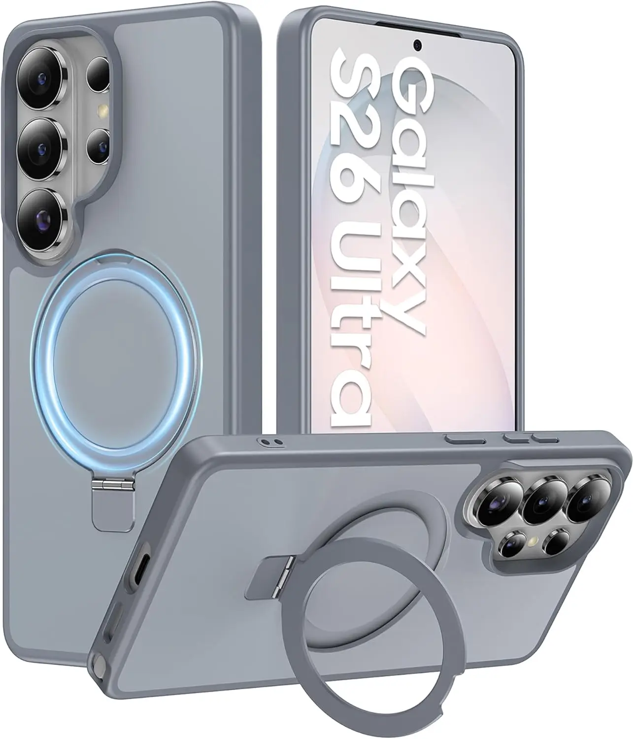 Etui Magnetyczne z Niewidoczną Podstawką MagSafe do Samsung Galaxy S26 Ultra, Ochronne, Odporne na Wstrząsy… Etui Magnetyczne z Niewidoczną Podstawką MagSafe do Samsung Galaxy S26 Ultra, Ochronne, Odporne na Wstrząsy…