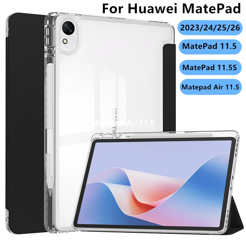 Etui na Huawei MatePad 11.5 (2026, 11.5S, 2025, 2024) z uchwytem na rysik, magnetyczne, inteligentne etui… Etui na Huawei MatePad 11.5 (2026, 11.5S, 2025, 2024) z uchwytem na rysik, magnetyczne, inteligentne etui…