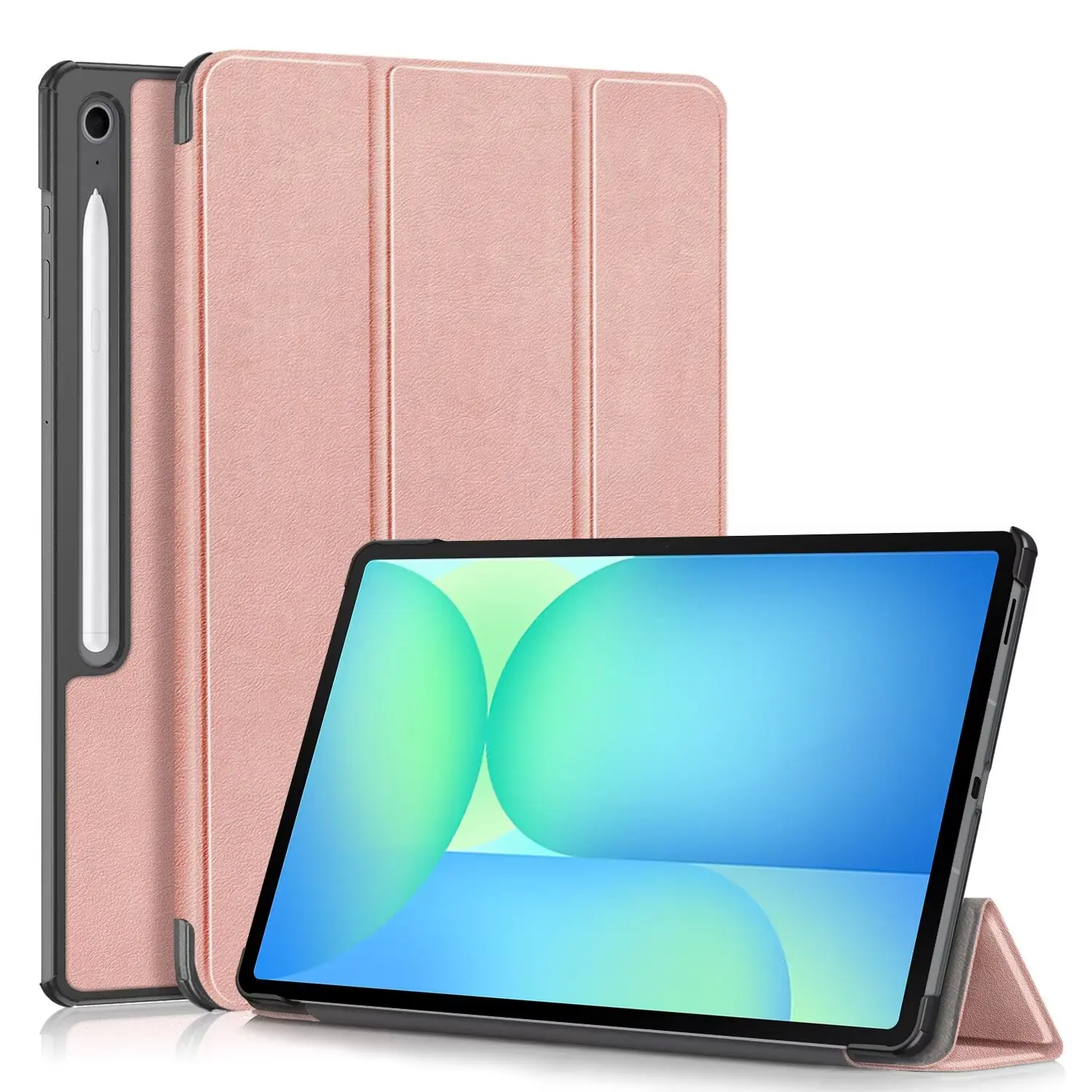 Etui na tablet Galaxy Tab S10 FE+ Plus SM-X620 13,1 cala, pokrowiec ochronny z materiału PU, funkcja…