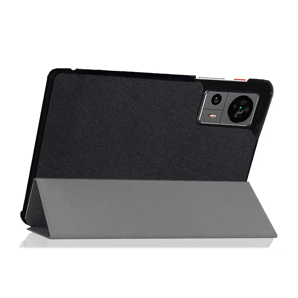 Etui na tablet Teclast T60 2023 12″ Slim Tri-Folding Stand Flip Book Cover Case Funda z twardą tylną obudową