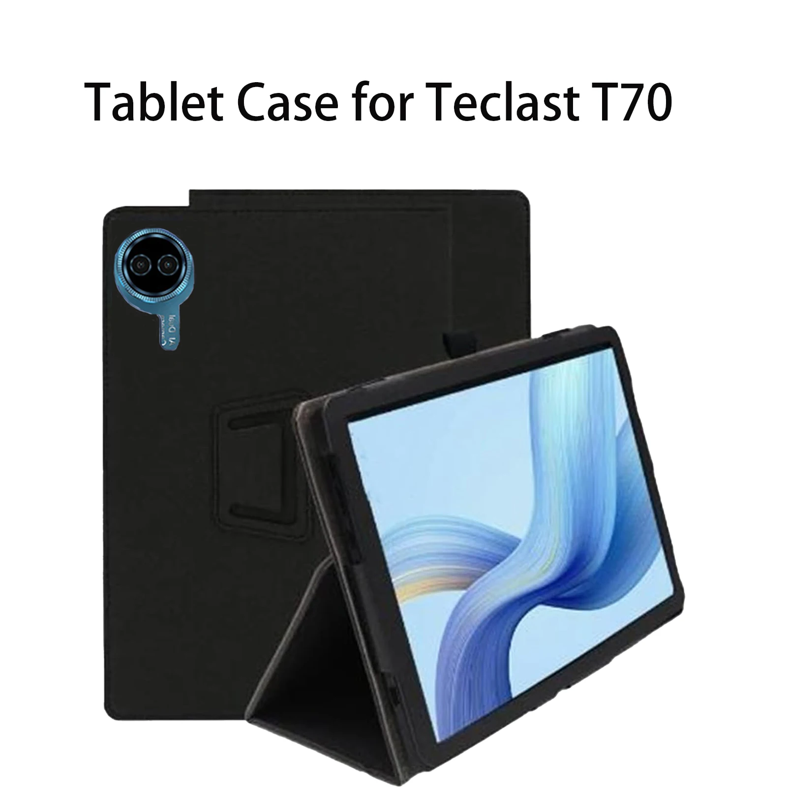 Etui na tablet Teclast T70, pokrowiec ochronny z funkcją podstawki, odporny na wstrząsy (materiał: skóra PU) Etui na tablet Teclast T70, pokrowiec ochronny z funkcją podstawki, odporny na wstrząsy (materiał: skóra PU)