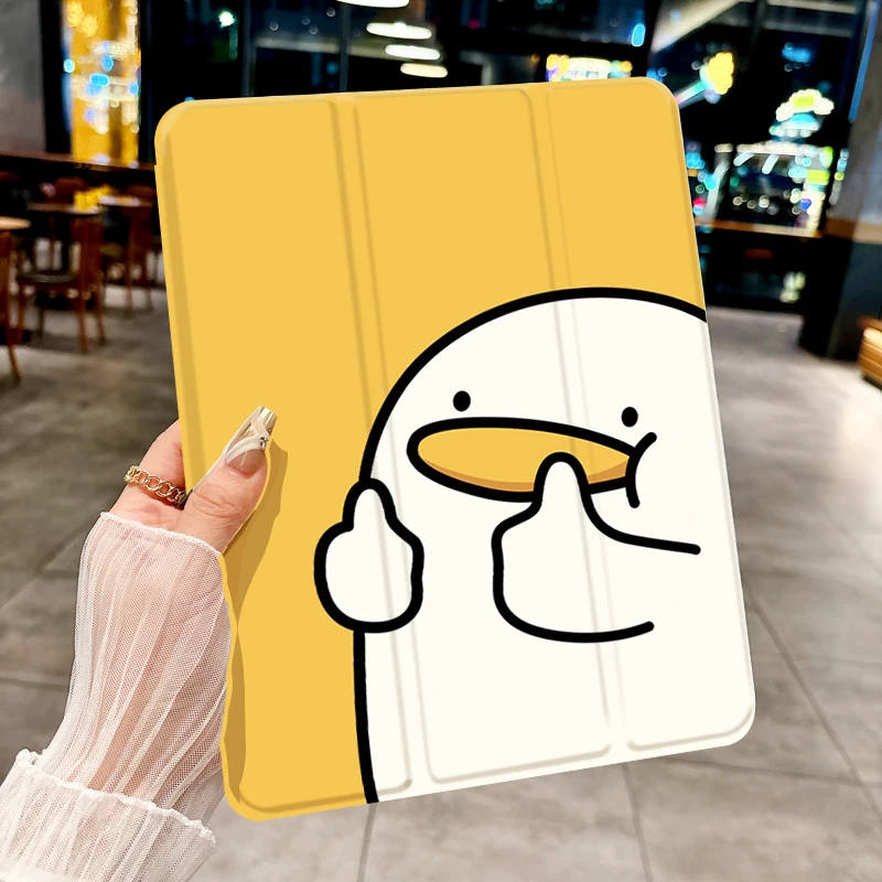 Etui na tablet z kaczką, która dała kciuk w górę, dla iPad Pro 10/11 cali 2020/6. generacji/7. generacji/8.… Etui na tablet z kaczką, która dała kciuk w górę, dla iPad Pro 10/11 cali 2020/6. generacji/7. generacji/8.…