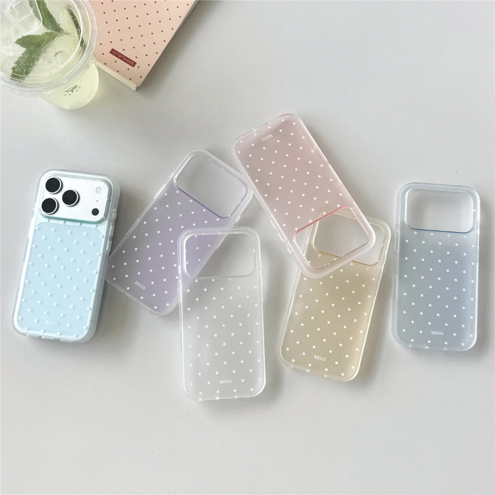 Etui na telefon Ins Dopamine Polka Dot do iPhone 17A 16E 15 14 13 12 11 Pro Max 16 15 14 8 7 Plus 13 12 Mini… Etui na telefon Ins Dopamine Polka Dot do iPhone 17A 16E 15 14 13 12 11 Pro Max 16 15 14 8 7 Plus 13 12 Mini…