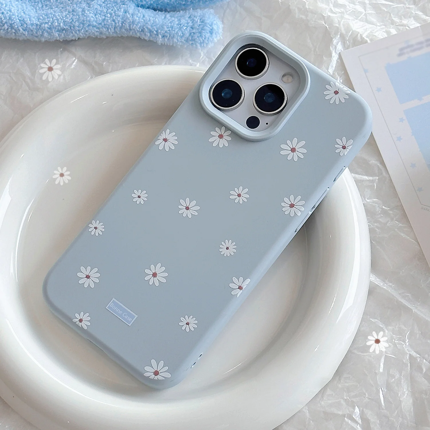 Etui na telefon Ins Style Daisy Small Flower do iPhone 17 16 PRO 16 Pro Max 15 14 Plus 13 12 11 Shockproof…
