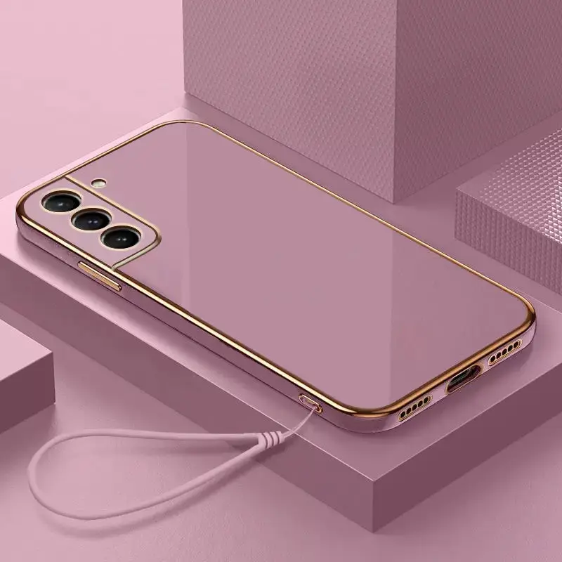 Etui na telefon Samsung S21 Galaxy S21+ Luxury Square Plating Galaxy S21 Plus S21 FE Etui na telefon…