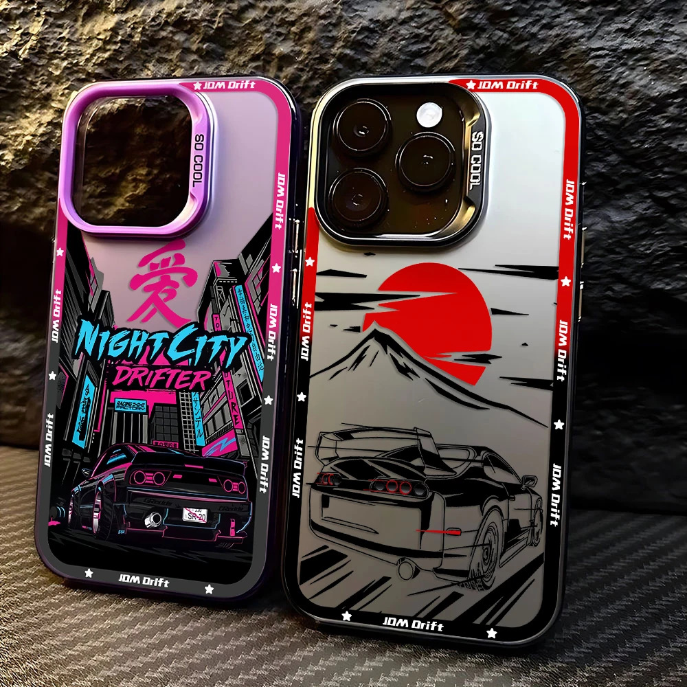 Etui na telefon Tokyo Sports Racing JDM Drift Car do iPhone 16 15 14 13 12 11 mini Pro Max X XR XSMAX 8 7 Plus…