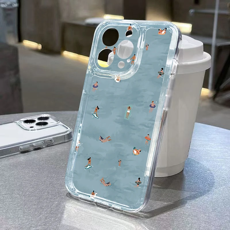 Etui na telefon z letnim motywem pływackim do iPhone 17 Pro Max XS X XR 17E 16E 16 15 14 13 12 11 7 8 Plus… Etui na telefon z letnim motywem pływackim do iPhone 17 Pro Max XS X XR 17E 16E 16 15 14 13 12 11 7 8 Plus…