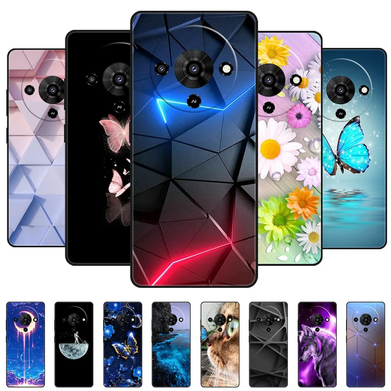 Etui na ZTE Blade A76 5G Pokrowiec A 76 Funda Luksusowe TPU Odporne na Wstrząsy Silikonowe Etui z Kreskówką na…