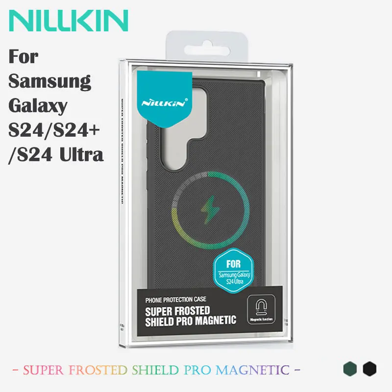Etui NILLKIN Super Frosted Shield do Samsung Galaxy S24/S24+/S24 Ultra, antypoślizgowe, odporne na odciski… Etui NILLKIN Super Frosted Shield do Samsung Galaxy S24/S24+/S24 Ultra, antypoślizgowe, odporne na odciski…