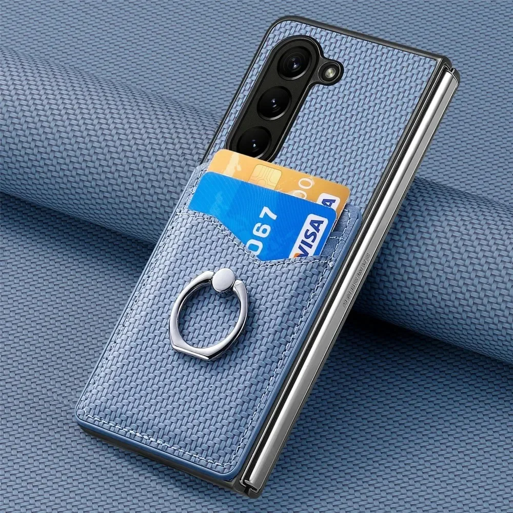 Etui portfel z ekoskóry PU do Samsung Galaxy Z Fold 7 6 5 4 3 5G z przegródkami na karty kredytowe, odporne na…
