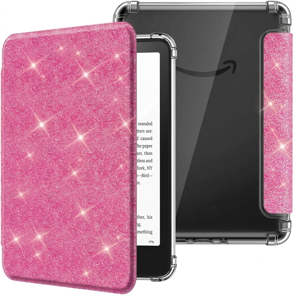 Etui z brokatem na Kindle Paperwhite 12. generacji 2024, 7 cali, Kindle Colorsoft Slim Clear, elastyczna… Etui z brokatem na Kindle Paperwhite 12. generacji 2024, 7 cali, Kindle Colorsoft Slim Clear, elastyczna…