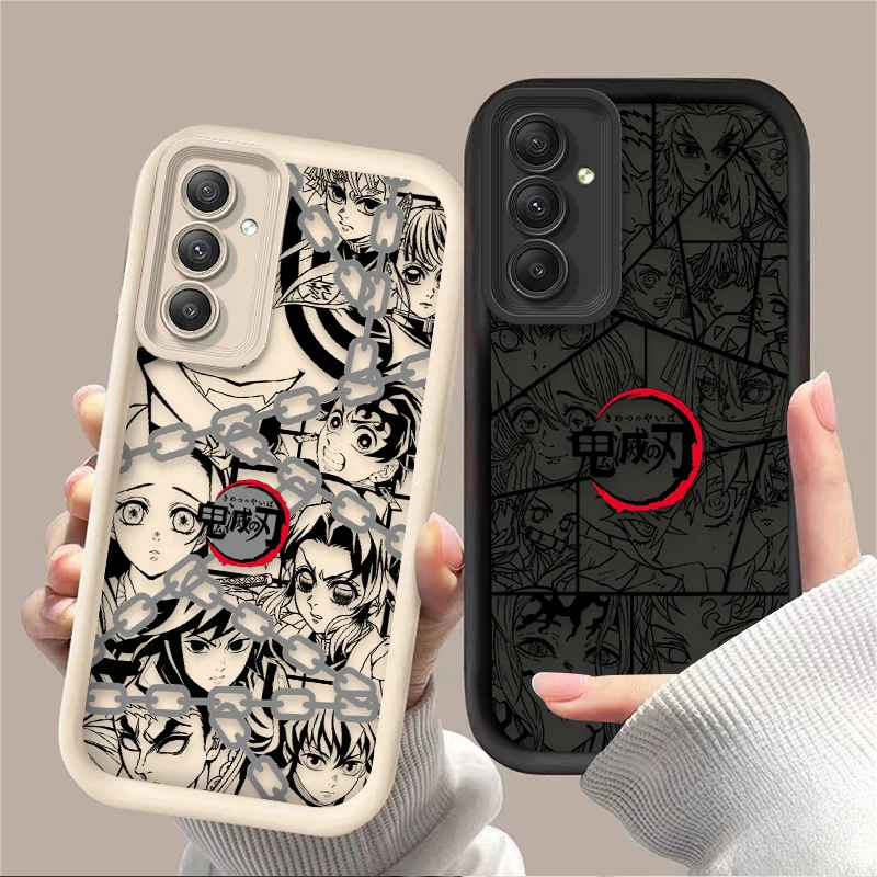 Etui z grafiką w stylu line art z anime Demon Slayer na Samsung Galaxy A16 A26 A36 A56 A05 A05S A15 A25 A35… Etui z grafiką w stylu line art z anime Demon Slayer na Samsung Galaxy A16 A26 A36 A56 A05 A05S A15 A25 A35…