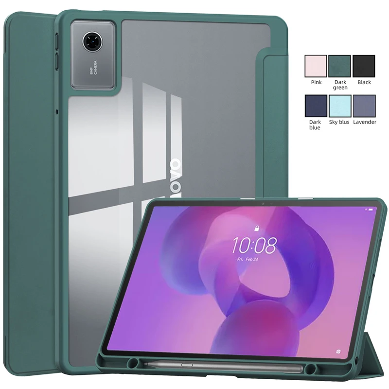 Etui z uchwytem na rysik, akrylowe, przezroczyste, inteligentne, magnetyczne do Lenovo Idea Tab 11, obudowa… Etui z uchwytem na rysik, akrylowe, przezroczyste, inteligentne, magnetyczne do Lenovo Idea Tab 11, obudowa…