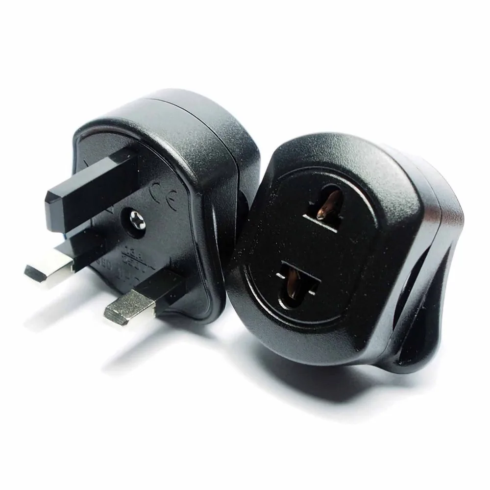 EU 2 Pin do 3 Pin UK Golarka elektryczna Szczoteczka do zębów Adapter wtyczki Konwerter Trwały do ​​adaptera…