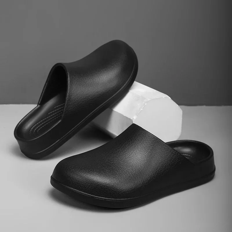 EVA kapcie męskie miękkie odkryte domowe damskie buty w stylu casual antypoślizgowe buty ogrodowe dla par… EVA kapcie męskie miękkie odkryte domowe damskie buty w stylu casual antypoślizgowe buty ogrodowe dla par…