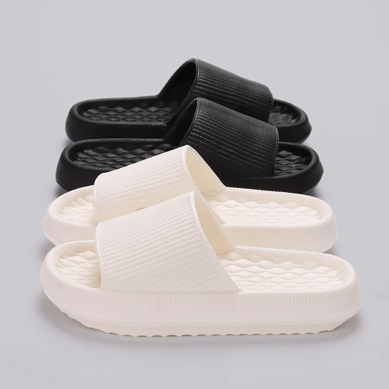 Eva Thick Platform Cloud Slippers Women Soft Sole Pillow Slides 2024 Summer Beach Sandals Woman Non Slip…