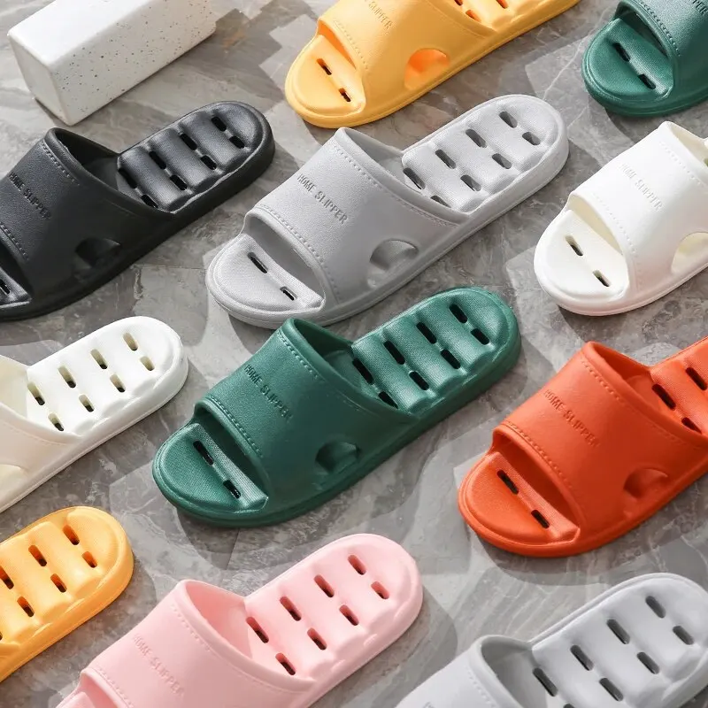 Feslishoet unisex EVA antypoślizgowe miękkie dno nieszczelne prysznic mężczyzna kobieta kapcie domowe… Feslishoet unisex EVA antypoślizgowe miękkie dno nieszczelne prysznic mężczyzna kobieta kapcie domowe…