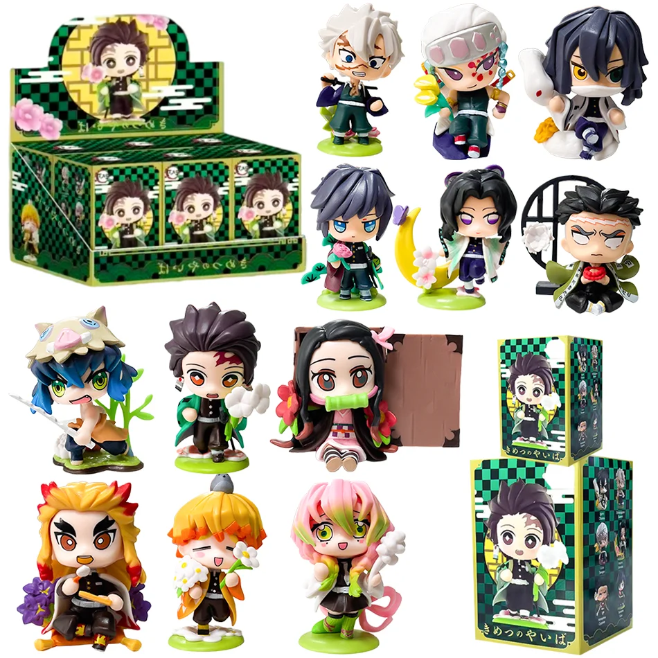 Figurka Anime Demon Slayer Tanjiro Kamado Nezuko – Blind Box, Kreatywna Personalizowana Statuetka, Model…