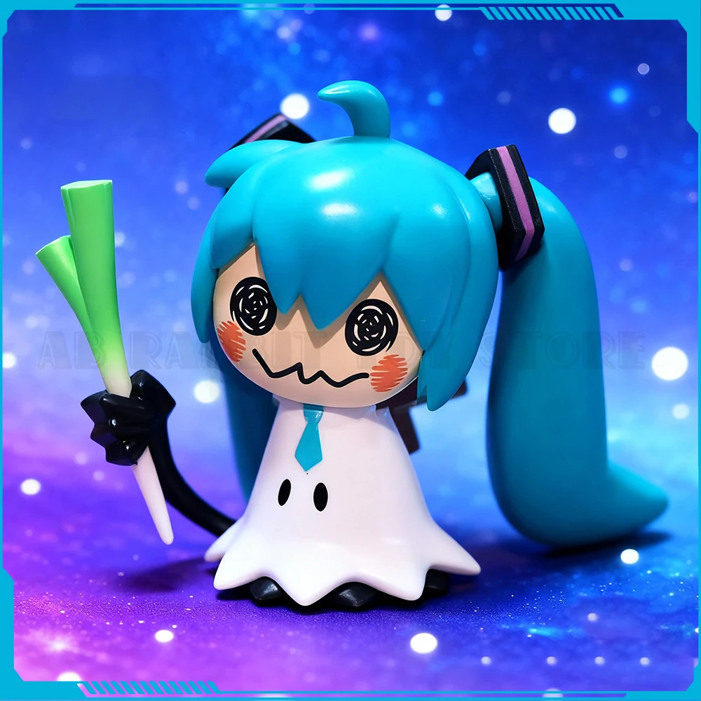 Figurka anime Hatsune Miku 7 cm, kawaii figurka Mimikyu Miku, statuetka GK, model, kolekcja lalek, dekoracja…
