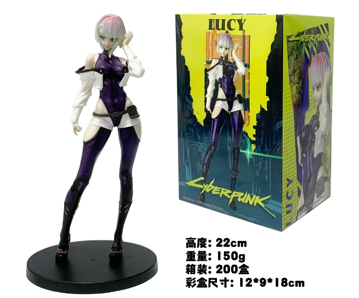 Figurki akcji Cyberpunk Lucy Rebecca David Martinez Johnny Silverhand Figurki akcji Cyberpunk Lucy Rebecca David Martinez Johnny Silverhand