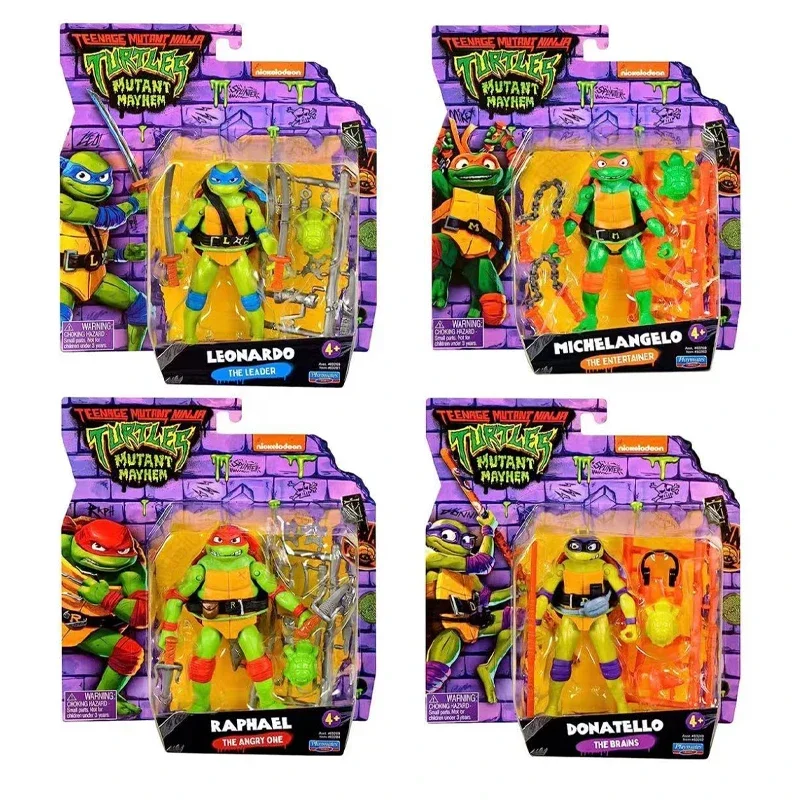 Figurki Akcji Wojownicze Żółwie Ninja Raphael Michelangelo Ruchome Figurki Kolekcjonerskie Ozdoba na Stół… Figurki Akcji Wojownicze Żółwie Ninja Raphael Michelangelo Ruchome Figurki Kolekcjonerskie Ozdoba na Stół…