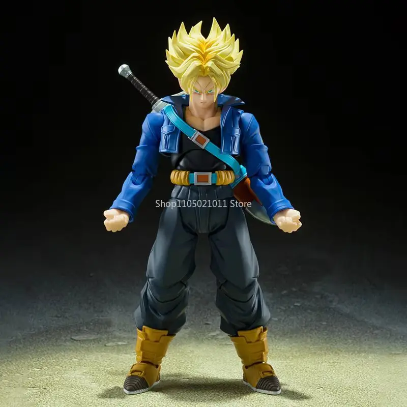 Figurki Anime Dragon Ball Z Shf Super Saiyan Trunks Figurka Akcji Kolekcjonerska Model 15cm Przyszły Chłopiec… Figurki Anime Dragon Ball Z Shf Super Saiyan Trunks Figurka Akcji Kolekcjonerska Model 15cm Przyszły Chłopiec…