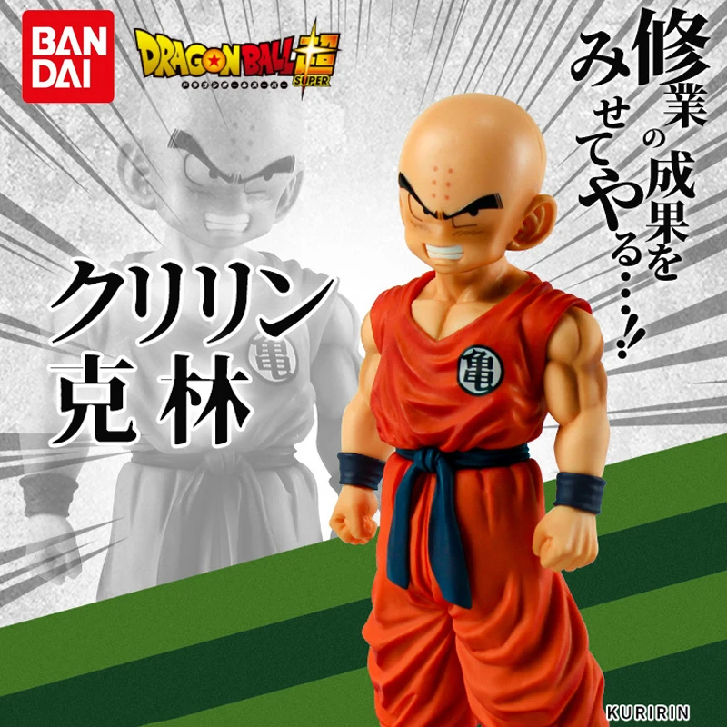 Figurki anime Dragon Ball Z, Super Krillin, PVC, 18 cm, figurki akcji, model, dekoracja na biurko, kolekcja…