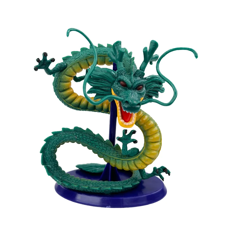 Figurki Anime Shenron DBZ, Niebieski Smok, Ręcznie Robione Figurki z PVC, Dekoracja, Model Urodzinowy, Lalki…