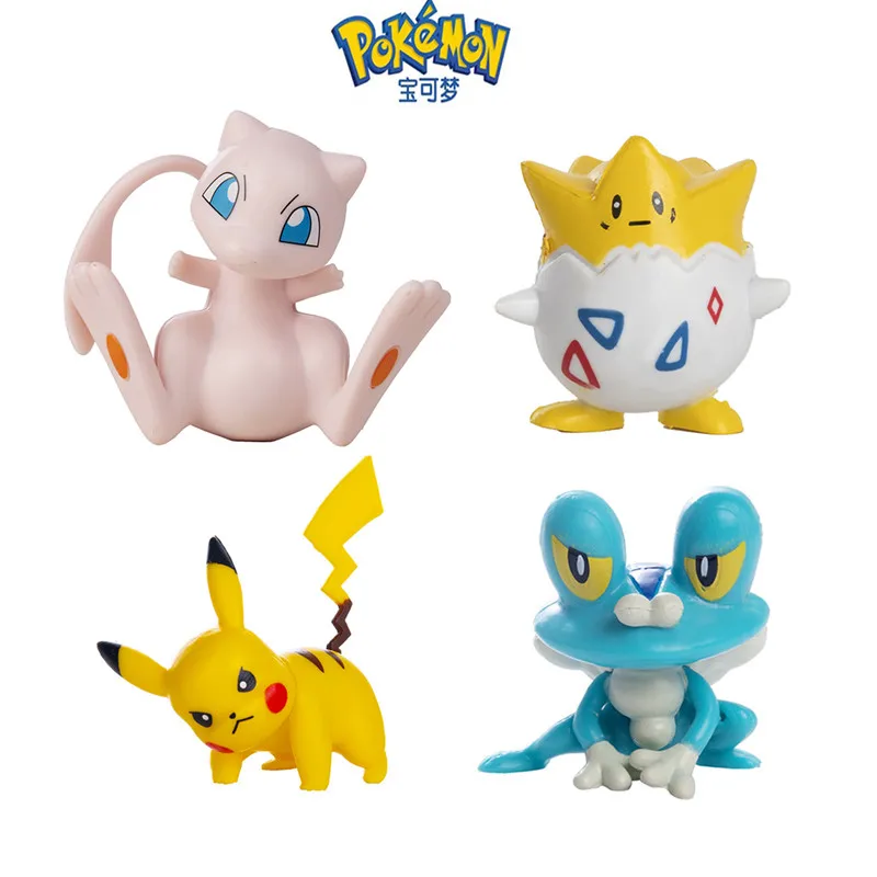 Figurki Pokemon Anime Hurtowo Pikachu Charizard Mew Mewtwo Kreskówki Pocket Monster Zabawki Akcji Model…