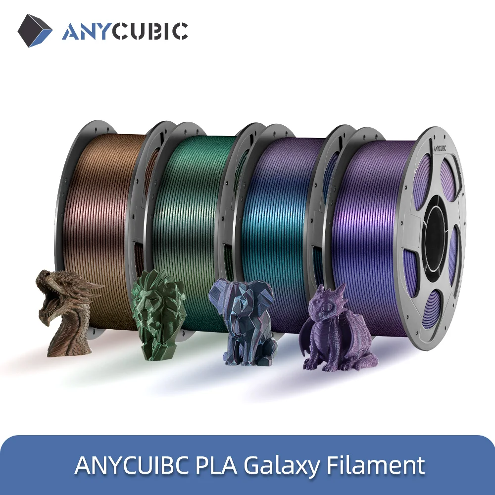 Filament ANYCUBIC PLA Galaxy z efektem gwiazd, filament do drukarek 3D, dynamiczne kolory PLA FDM Kobra 3… Filament ANYCUBIC PLA Galaxy z efektem gwiazd, filament do drukarek 3D, dynamiczne kolory PLA FDM Kobra 3…