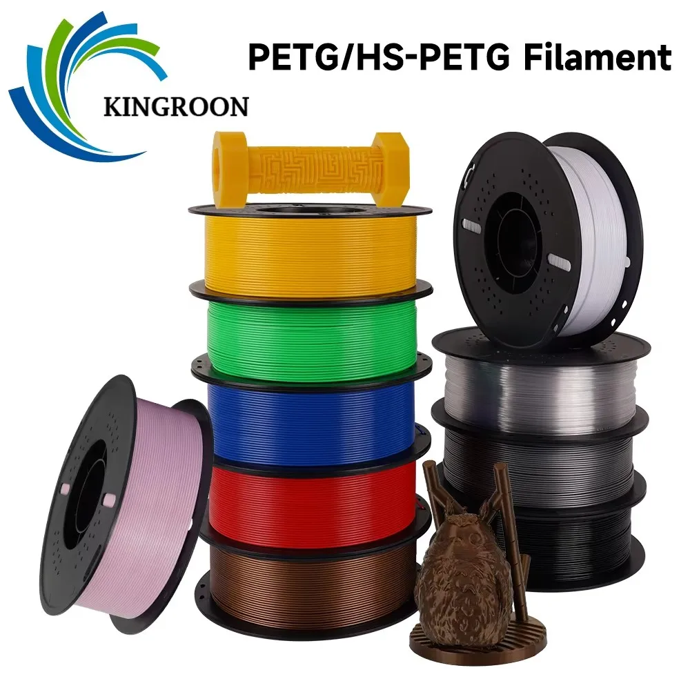 Filament KINGROON PETG 1.75mm High Speed PETG do drukarek 3D, wielokolorowy, 5/10KG, o wysokiej…