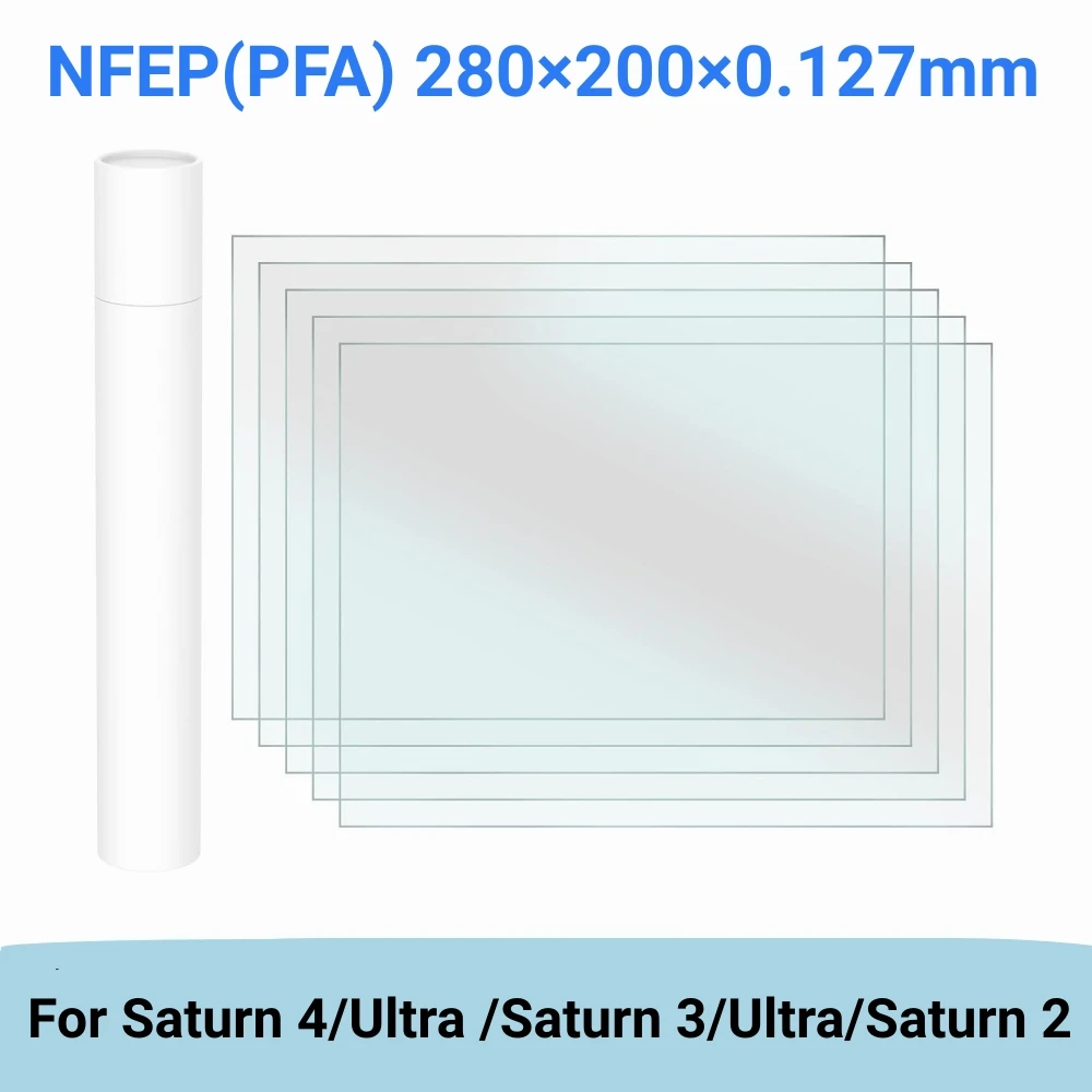Film NFEP 10.1 cala 280x200x0.127mm Film PFA do ELEGOO Saturn 2 Saturn 3 Ultra Saturn 4 Ultra Części do… Film NFEP 10.1 cala 280x200x0.127mm Film PFA do ELEGOO Saturn 2 Saturn 3 Ultra Saturn 4 Ultra Części do…