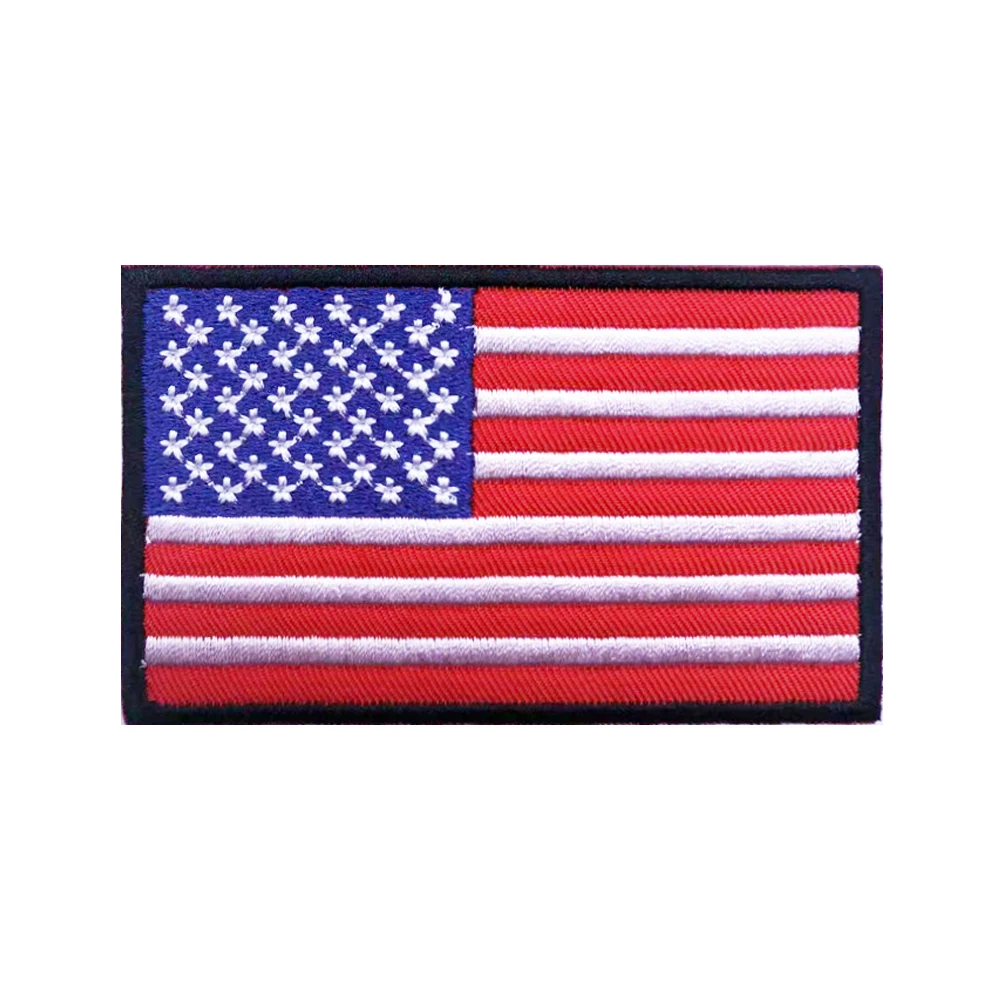 Flaga amerykańska Ameryka USA Naszywki Opaska na ramię Stany Zjednoczone Haftowana naszywka Hook & Loop Iron… Flaga amerykańska Ameryka USA Naszywki Opaska na ramię Stany Zjednoczone Haftowana naszywka Hook & Loop Iron…