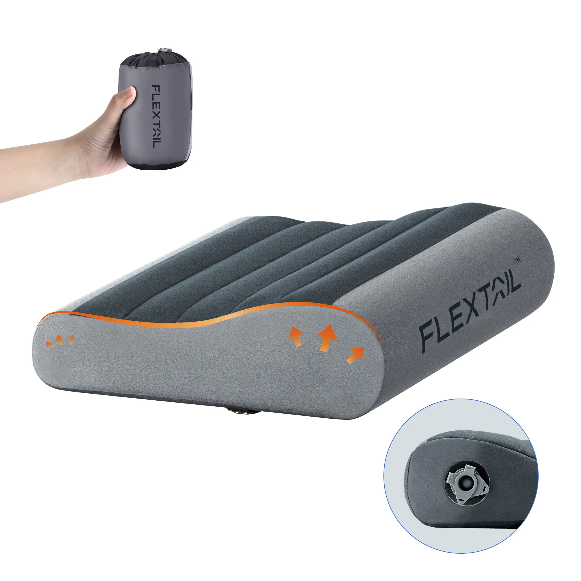FLEXTAIL ZERO PILLOW – Ergonomiczna poduszka dmuchana z podwójnym wsparciem, idealna w podróży i w domu… FLEXTAIL ZERO PILLOW – Ergonomiczna poduszka dmuchana z podwójnym wsparciem, idealna w podróży i w domu…