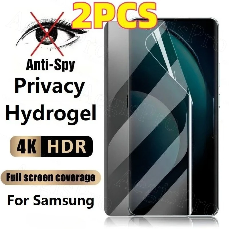 Folia hydrożelowa chroniąca przed szpiegowaniem i ochroną prywatności do Samsung Galaxy S21 22 23 24 25 26…