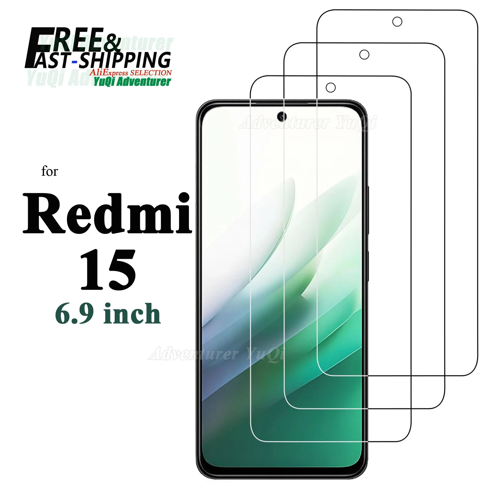 Folia Ochronna na Ekran do Redmi 15 4G 5G Xiaomi Szkło Hartowane HD 9H Przezroczyste Odporne na Zarysowania… Folia Ochronna na Ekran do Redmi 15 4G 5G Xiaomi Szkło Hartowane HD 9H Przezroczyste Odporne na Zarysowania…