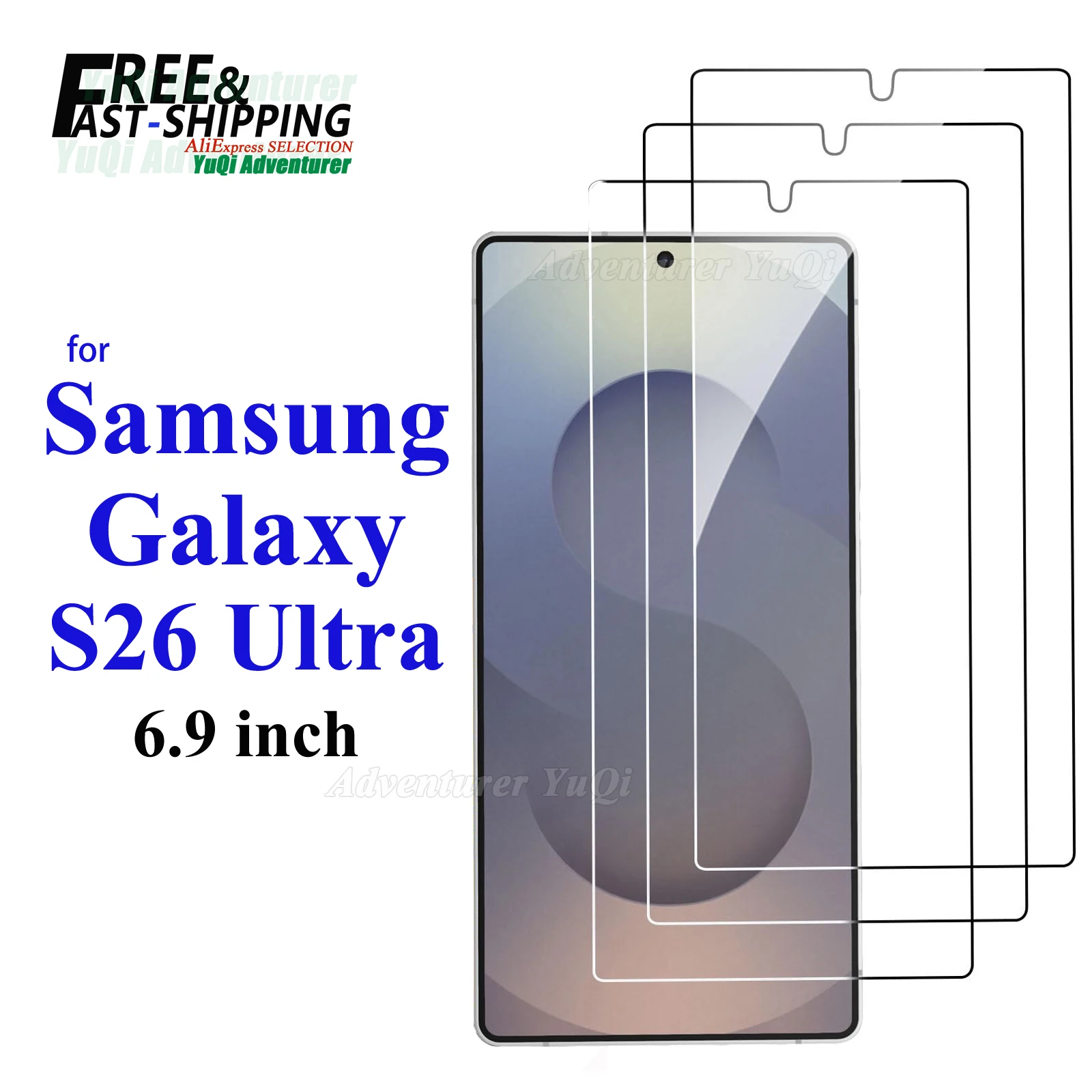 Folia ochronna na ekran do Samsung Galaxy S26 Ultra 6.9 cala, szkło hartowane HD 9H, przezroczysta, odporna na…
