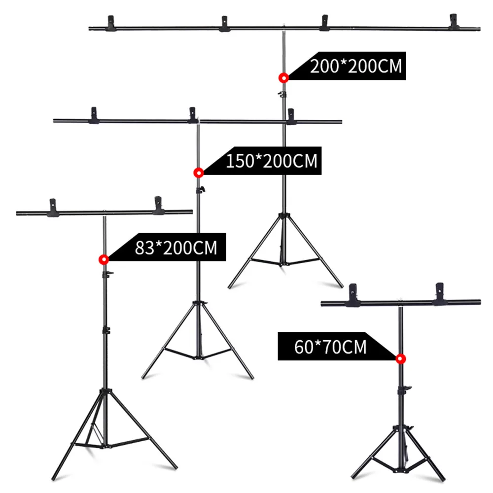 Fotografia T-Shape Backdrop Background Stand Frame Support System Kit For Photo Studio Video Chroma Key Green… Fotografia T-Shape Backdrop Background Stand Frame Support System Kit For Photo Studio Video Chroma Key Green…